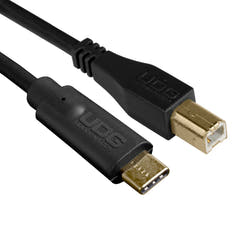 UDG Ultimate Audio-kaapeli USB 2.0 C-B musta suora 1,5 m