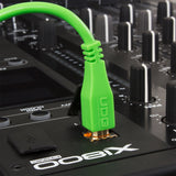 UDG Ultimate Audio-kaapeli USB 2.0 C-B vihreä suora 1,5 m