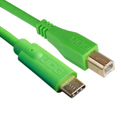 UDG Ultimate Audio-kaapeli USB 2.0 C-B vihreä suora 1,5 m