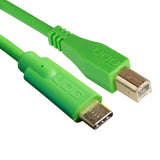 UDG Ultimate Audio-kaapeli USB 2.0 C-B vihreä suora 1,5 m