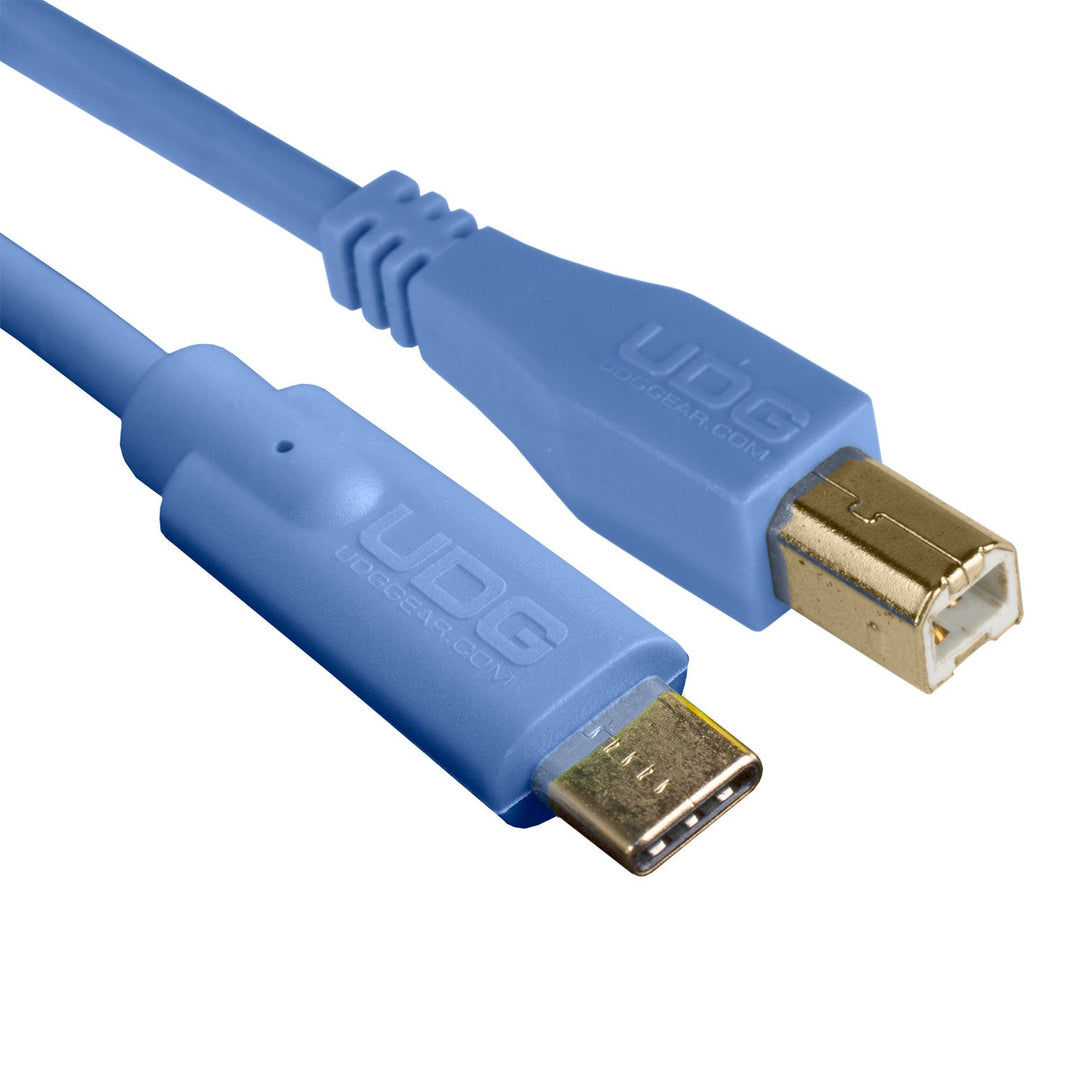 UDG Ultimate Audio-kaapeli USB 2.0 C-B sininen suora 1,5 m