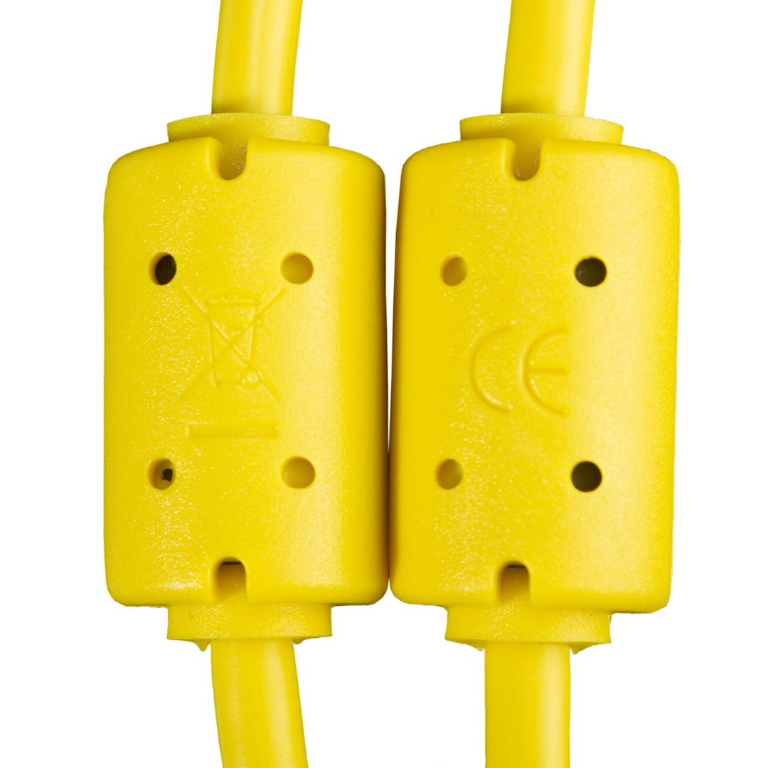 UDG Ultimate Audio-kaapeli USB 2.0 C-B keltainen suora 1,5 m