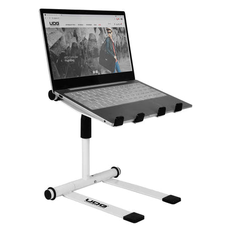 UDG Ultimate Korkeussäädettävä kannettavan tietokoneen Stand Valkoinen