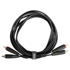UDG Ultimate Audio-kaapeli Set RCA - RCA musta suora 3 m
