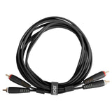UDG Ultimate Audio-kaapeli Set RCA - RCA musta suora 3 m