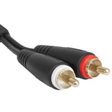 UDG Ultimate Audio-kaapeli Set RCA - RCA musta suora 1,5 m
