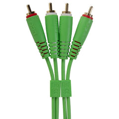 UDG Ultimate Audio-kaapeli Set RCA - RCA vihreä suora 3 m