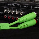 UDG Ultimate Audio-kaapeli Set RCA - RCA vihreä suora 3 m