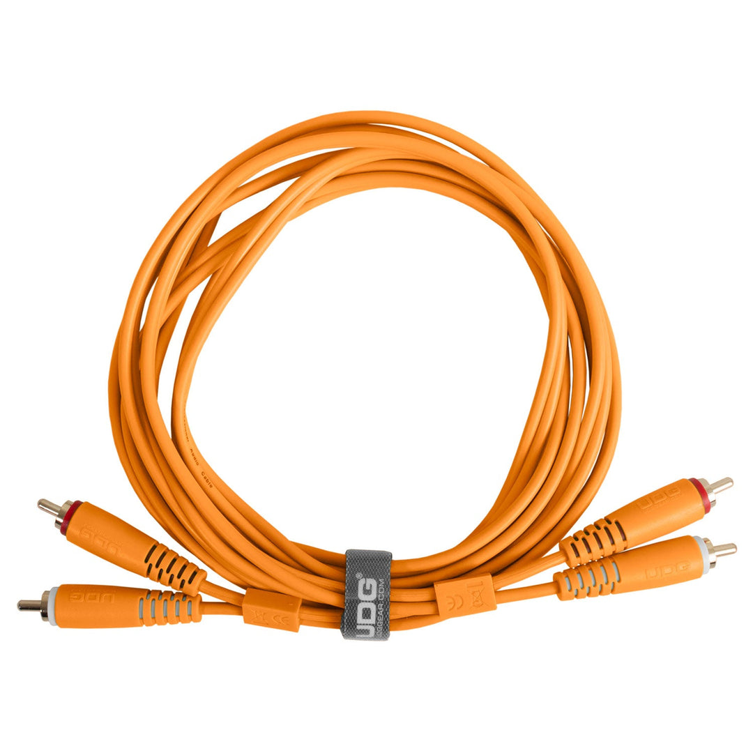 UDG Ultimate Audio-kaapeli Set RCA - RCA oranssi suora 1,5 m