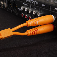 UDG Ultimate Audio-kaapeli Set RCA - RCA oranssi suora 3 m