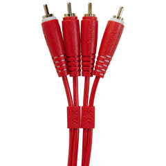 UDG Ultimate Audio-kaapeli Set RCA - RCA punainen suora 3 m