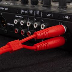 UDG Ultimate Audio-kaapeli Set RCA - RCA punainen suora 3 m