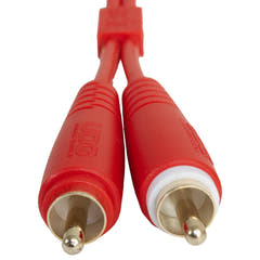 UDG Ultimate Audio-kaapeli Set RCA - RCA punainen suora 3 m