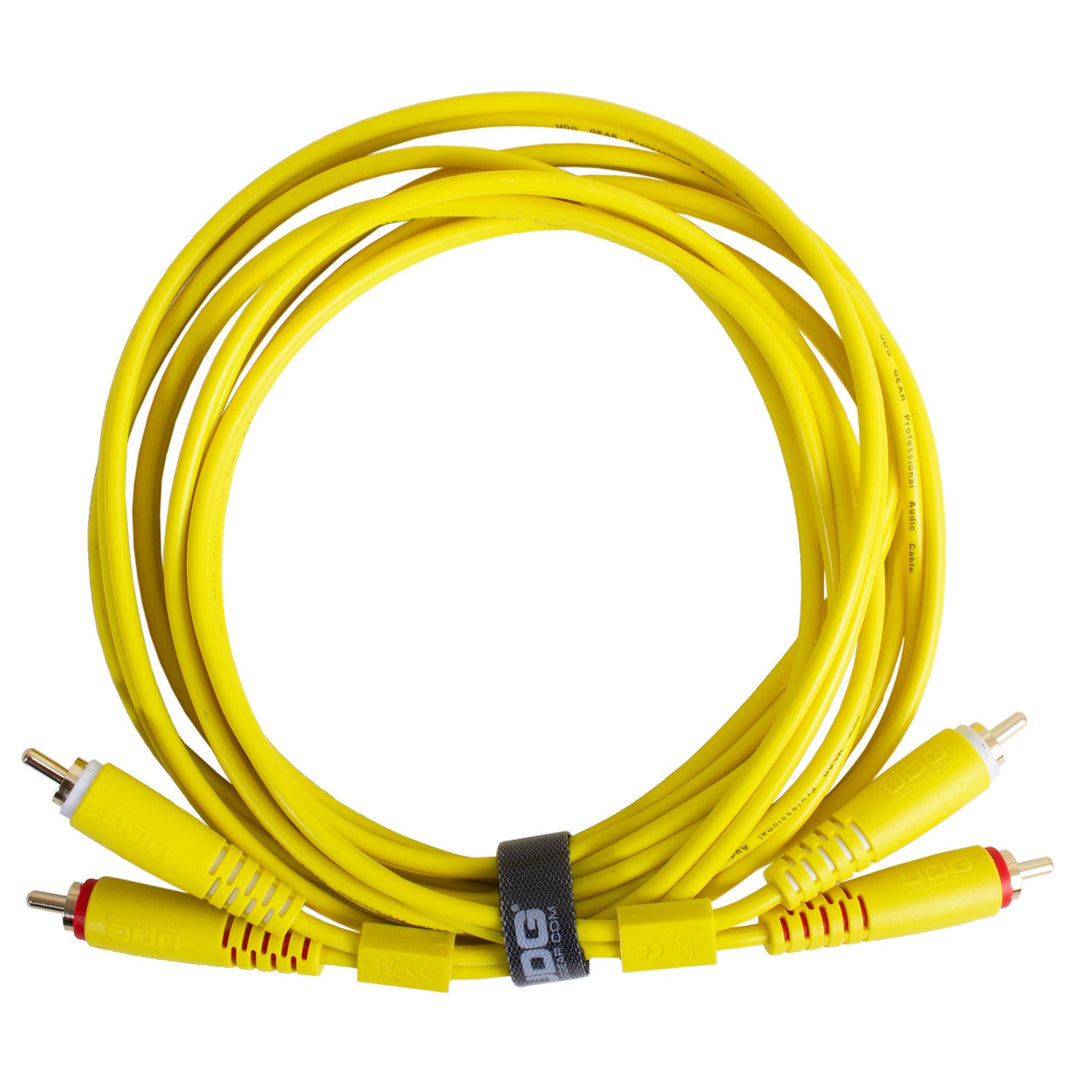 UDG Ultimate Audio-kaapeli Set RCA - RCA keltainen suora 3 m