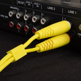 UDG Ultimate Audio-kaapeli Set RCA - RCA keltainen suora 3 m