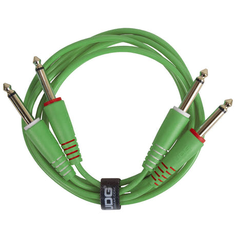 UDG Ultimate Audio Cable set 1/4'' Jack-1/4'' Jack Vihreä Straight 3m