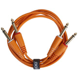 UDG Ultimate Audio Cable set 1/4'' Jack-1/4'' Jack Oranssi Straight 3m