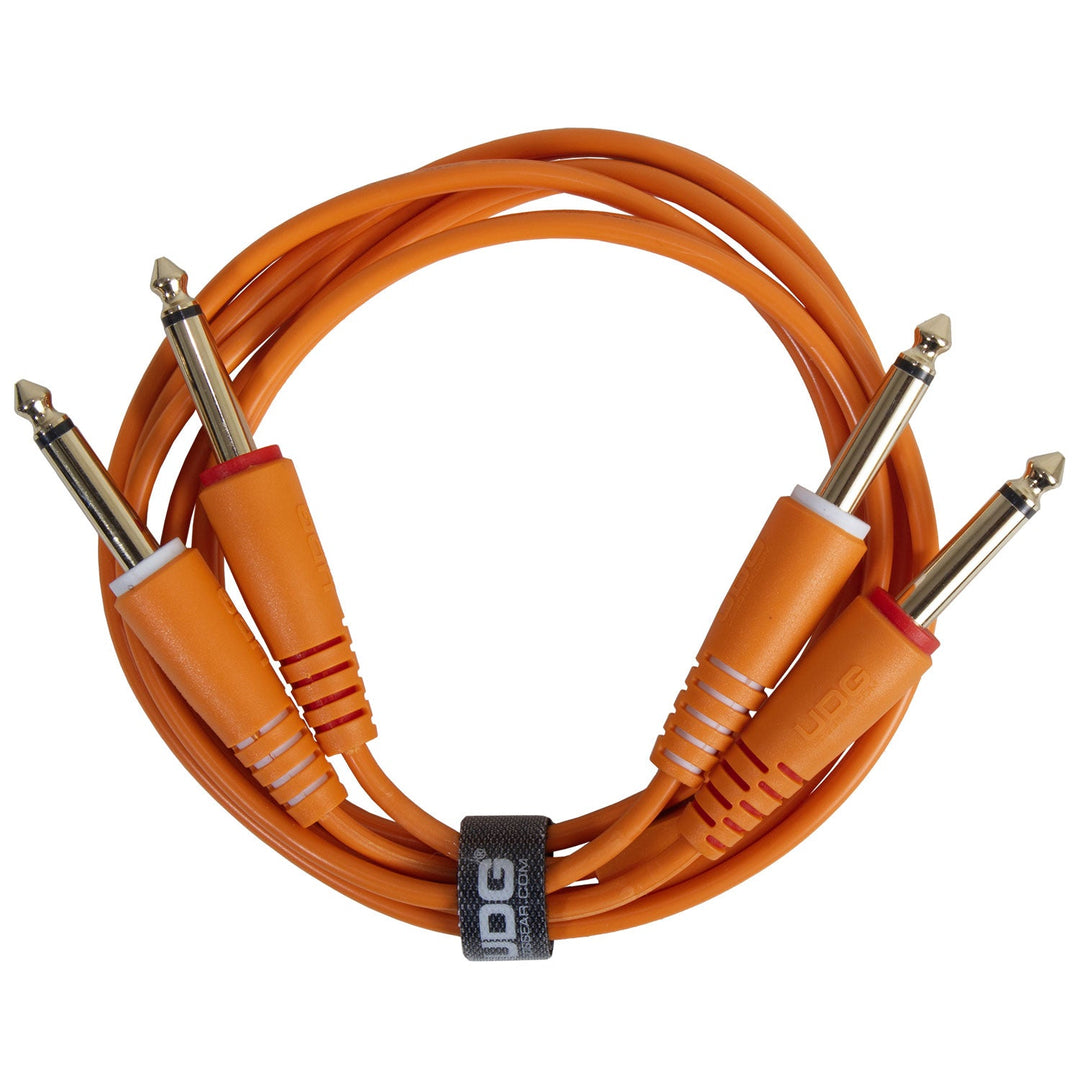 UDG Ultimate Audio Cable set 1/4'' Jack-1/4'' Jack Oranssi Straight 1,5m
