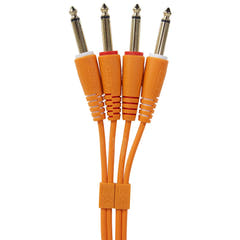 UDG Ultimate Audio Cable set 1/4'' Jack-1/4'' Jack Oranssi Straight 3m