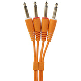 UDG Ultimate Audio Cable set 1/4'' Jack-1/4'' Jack Oranssi Straight 1,5m