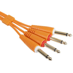 UDG Ultimate Audio Cable set 1/4'' Jack-1/4'' Jack Oranssi Straight 3m