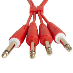 UDG Ultimate Audio Cable set 1/4'' Jack-1/4'' Jack Punainen Straight 3m
