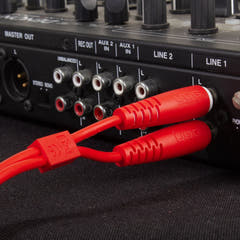 UDG Ultimate Audio Cable set 1/4'' Jack-1/4'' Jack Punainen Straight 1,5m