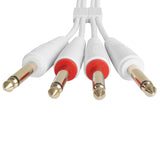 UDG Ultimate Audio Cable set 1/4'' Jack-1/4'' Jack Valkoinen Straight 3m