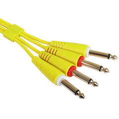 UDG Ultimate Audio Cable set 1/4'' Jack-1/4'' Jack Keltainen Straight 1,5m
