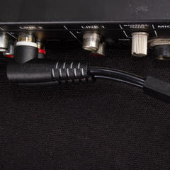 UDG Ultimate Audio-kaapeli Set RCA suora-RCA kulmikas musta 3 m