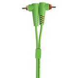 UDG Ultimate Audio-kaapeli Set RCA suora-RCA kulmikas vihreä 3 m