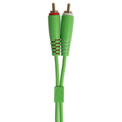 UDG Ultimate Audio-kaapeli Set RCA suora-RCA kulmikas vihreä 3 m