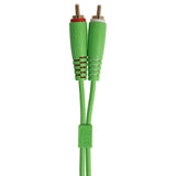 UDG Ultimate Audio-kaapeli Set RCA suora-RCA kulmikas vihreä 3 m
