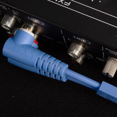UDG Ultimate Audio-kaapeli Set RCA suora-RCA kulmikas sininen 3 m