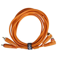 UDG Ultimate Audio Cable set RCA Straight-RCA Angled Oranssi 3m