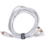 UDG Ultimate Audio-kaapeli Set RCA suora-RCA kulmikas valkoinen 3 m