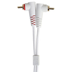 UDG Ultimate Audio-kaapeli Set RCA suora-RCA kulmikas valkoinen 3 m