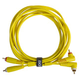 UDG Ultimate Audio-kaapeli Set RCA suora-RCA kulmikas keltainen 3 m