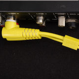 UDG Ultimate Audio-kaapeli Set RCA suora-RCA kulmikas keltainen 3 m
