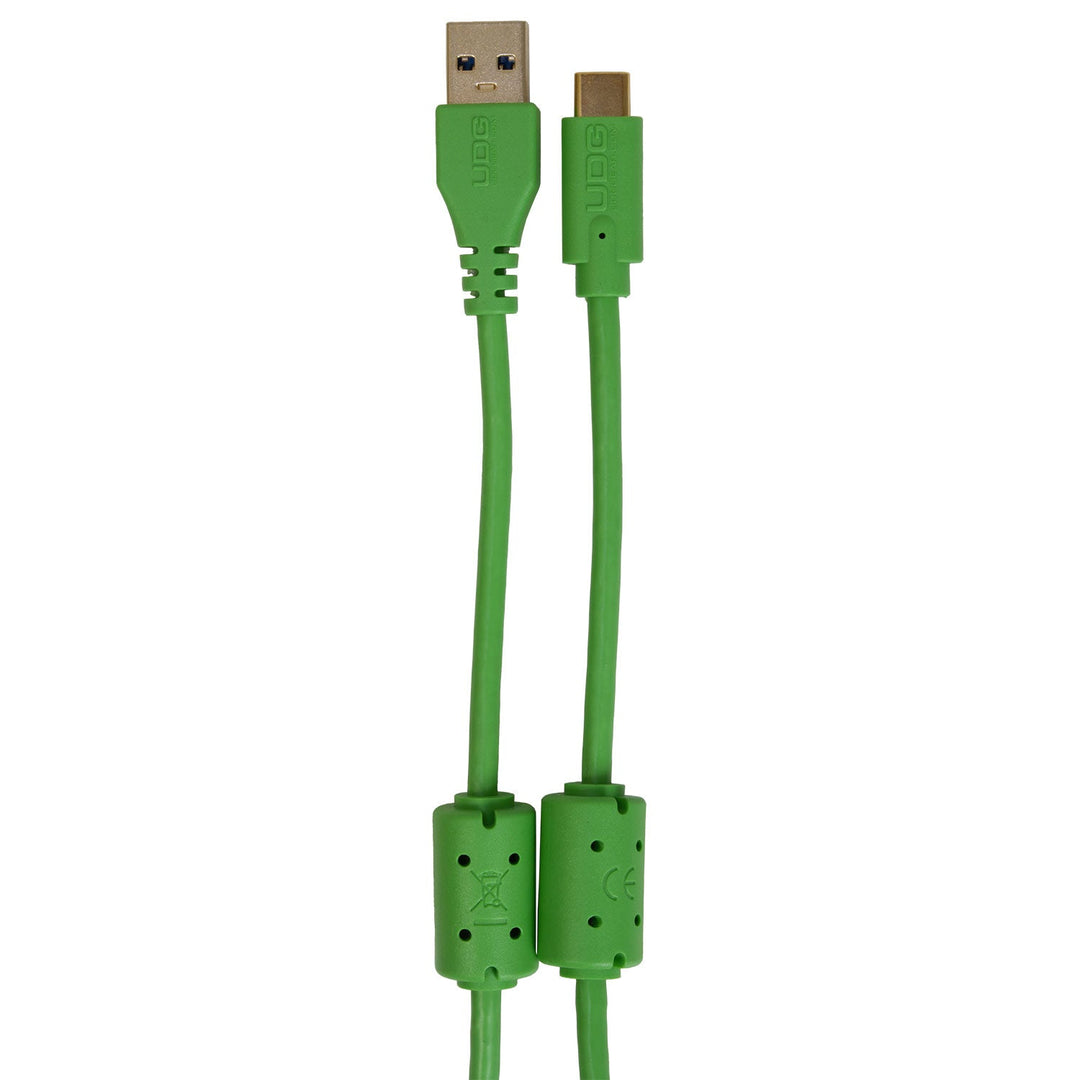UDG Ultimate Kaapeli USB 3.2 C-A Vihreä Suora 1,5m