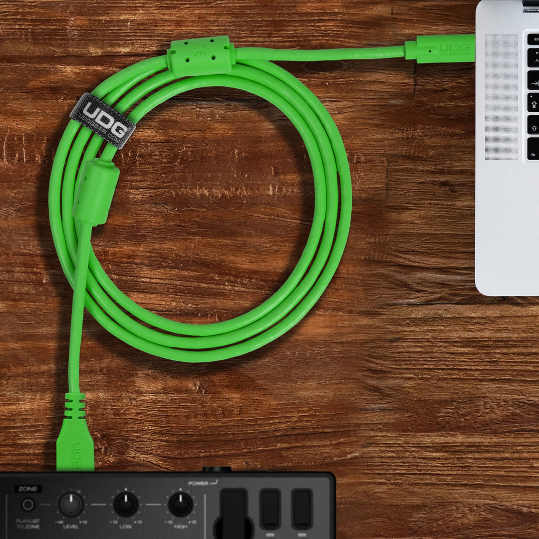 UDG Ultimate Kaapeli USB 3.2 C-A Vihreä Suora 1,5m