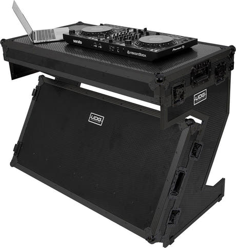 UDG Ultimate kuljetus case kannettava Z-Style DJ-pöytä Musta Plus (Wheels)