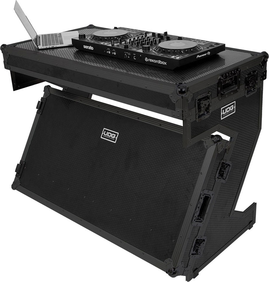 UDG Ultimate kuljetus case kannettava Z-Style DJ-pöytä Musta Plus (Wheels)