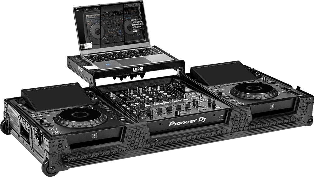 UDG Ultimate kuljetus case set AlphaTheta CDJ-3000X/DJM-A9 Musta Plus (L&W)