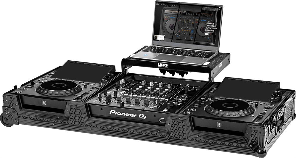 UDG Ultimate kuljetus case set AlphaTheta CDJ-3000X/DJM-A9 Musta Plus (L&W)