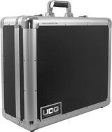 UDG Ultimate säädettävä vaahtomuovi-kuljetus case Multi Format Turntable Hopea