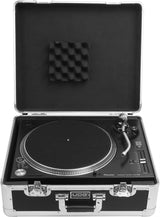 UDG Ultimate säädettävä vaahtomuovi-kuljetus case Multi Format Turntable Hopea