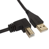 UDG Ultimate audio-kaapeli USB 2.0 A-B musta kulmikas 2m
