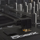 UDG Ultimate audio-kaapeli USB 2.0 A-B musta kulmikas 2m