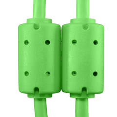 UDG Ultimate audio-kaapeli USB 2.0 A-B vihreä kulmikas 2m